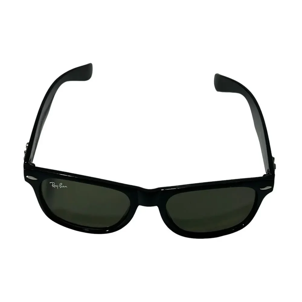 Ray-Ban RB2132 New Wayfarer Classic Sunglasses Black Frame Made in Italy